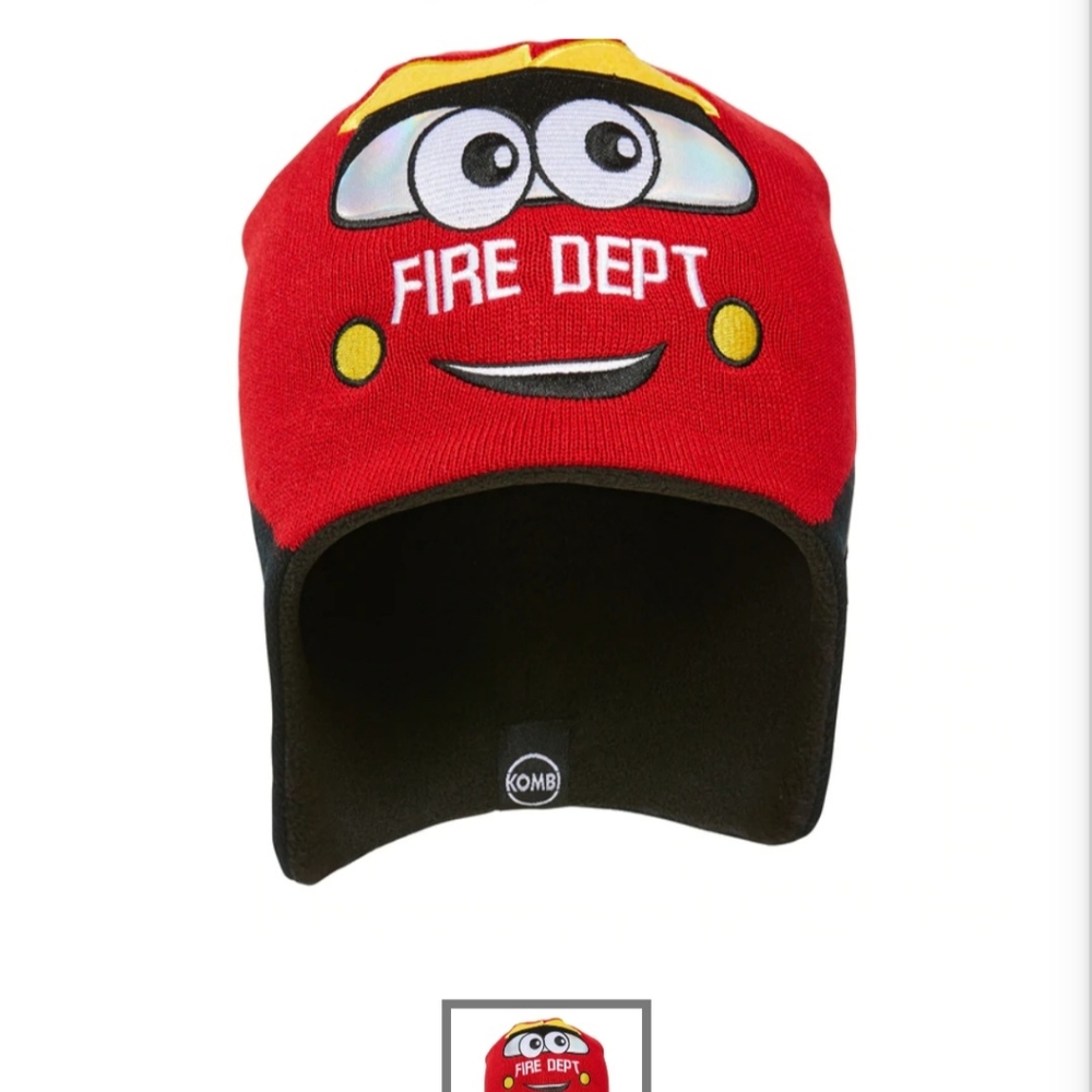Kombi Fire Engine Toque - Picture 3 of 3